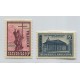 ARGENTINA 1934 GJ 731/2 SERIE COMPLETA DE ESTAMPILLAS NUEVAS CON GOMA SOBRECARGADAS MUESTRA